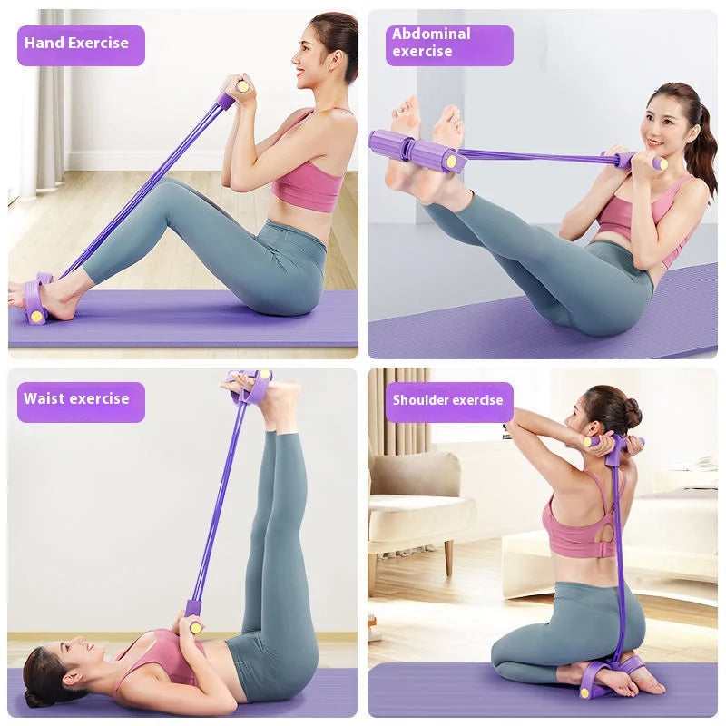 Multifunction Tension Rope Resistance Band – Elastic Pedal Puller