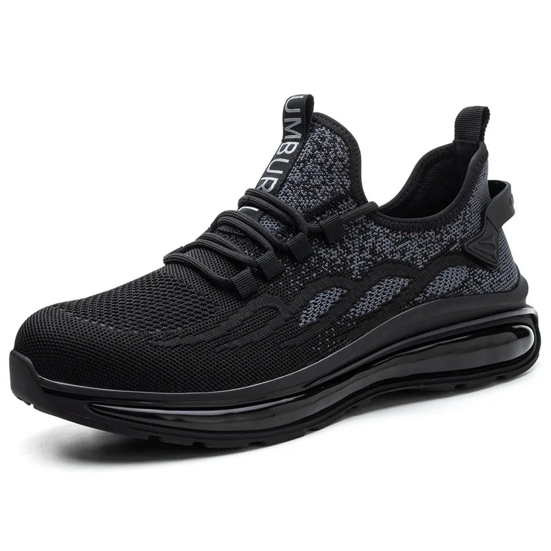 Women Safety Shoes For Work Safety Boots Breathable Steel Toe  Puncture Proof Sport Work Sneakers Construction Tactical Boots