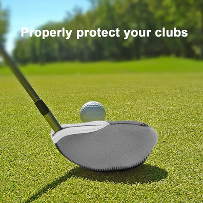 10Pcs Golf Club Head Covers Set