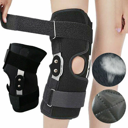 1pcs Elbowpads Protective Gear Alloy Breathable Sports Safety Pad Strap Patella Protector Motorcycle Protective Kneepad