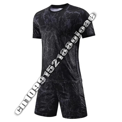 Camouflage Soccer Jersey Suit for Men High Quality Professional Man Team Club Match Training Football Uniform Clothing MOTO