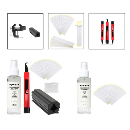 Golf Grip Kits for Regripping Golf Clubs, Professional Quality, 15 Strips, 4 Grip Solvent