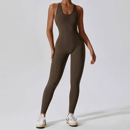 New Activewear Gym Clothing Set Yoga Wear Pilates Workout Clothes for Women Outfit Push-up Yoga Jumpsuit Fitness Sports Overalls