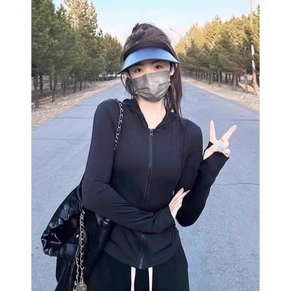 Yoga Clothing Tops Stand Up Jacket Breathable Slim Jacket Fitness Clothing Women