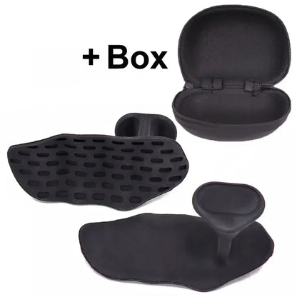 2Pcs Grip Strengthener Fingerless Weight Lifting Gloves for Bodybuilding Cross Training & Fitness Home Gym Honeycomb Hand Grips