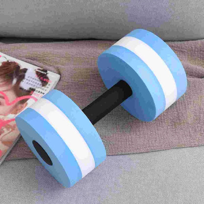 3pcs Water Floating Dumbbells Aqua Barbell Pool Exercise EVA Foam Resistance Weights Swimming Aerobics Fitness Accessories