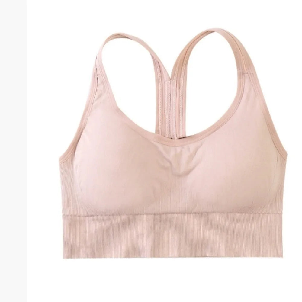 Sexy Sports Bras Racerback Yoga Bra Tank Top Women Fitness Gym Shockproof Seamless Running Workout Fast Dry Underwear Vest