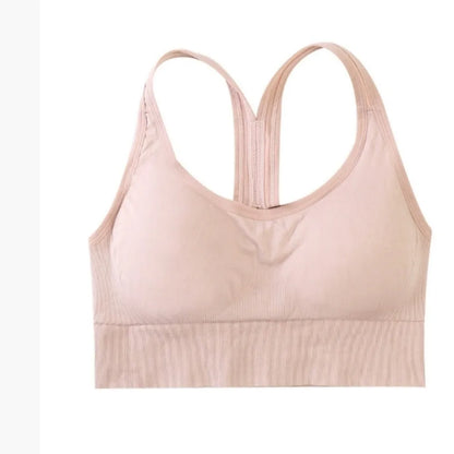 Sexy Sports Bras Racerback Yoga Bra Tank Top Women Fitness Gym Shockproof Seamless Running Workout Fast Dry Underwear Vest