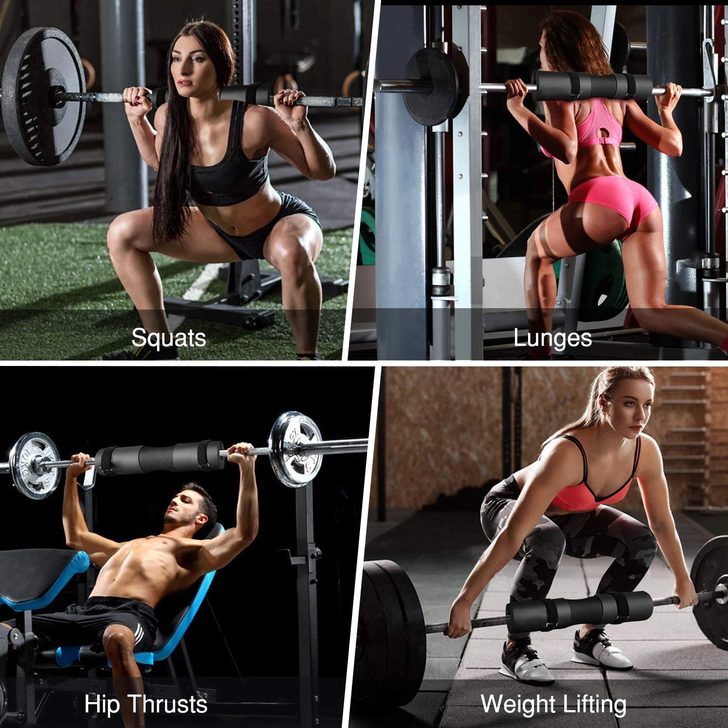 Barbell Squat Pad – Foam Support for Neck & Shoulders