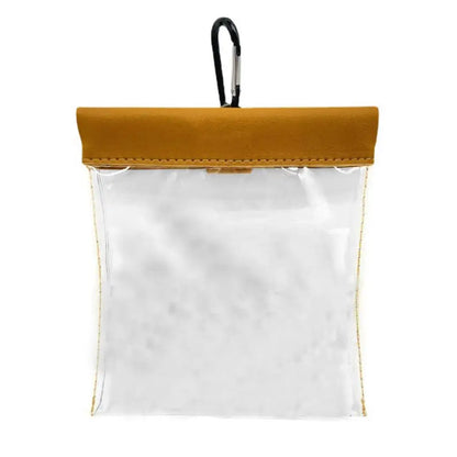 Golf Tees Pouch Golf Ball Bag With Clip Golf Tees Holder Transparent Storage Bags Outdoor Sports Golf Supplies Accessories