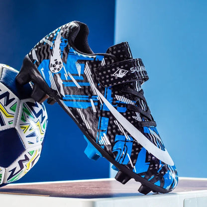 Kids Soccer Shoes Boys Outdoor Futsal Soocer Boots 28-39 FG/TF Football Boots Professional Cleats Grass Training Sport Footwear