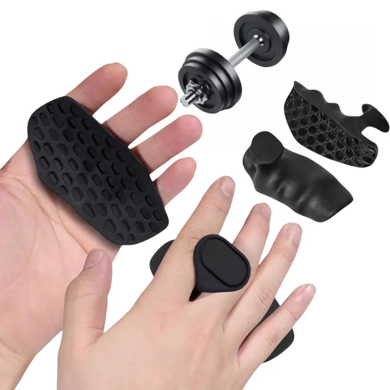 Weight Lifting Grips Gym Hand Grips Lightweight Sturdy Fingerless For Bodybuilding Crossfit Training Fitness Non-Slip Design
