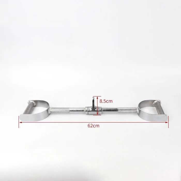 Gym Home Equipment Accessories Lat Pull Down Bar， Chrome-plated Surface Anti-rust High Load-bearing Fitness Tricep Rope Training