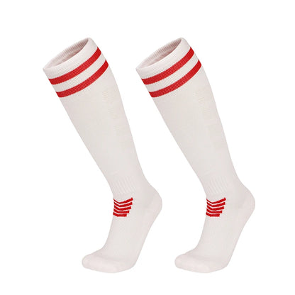 Towel Bottom Soccer Socks Breathable Knee High Training Long Stocking Adults Youths Kids Practical Competition Football Socks