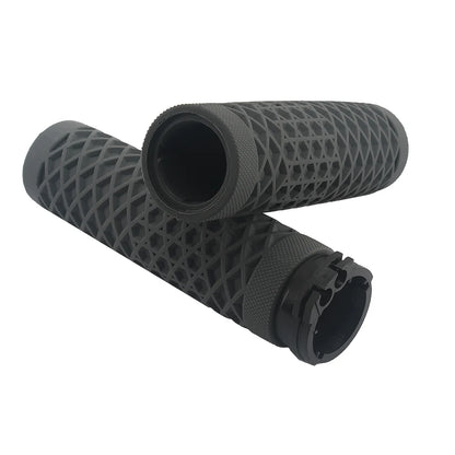 Motorcycle Handlebar Hand Grips 1" 25mm Rubber Handlebars For Harley Sportster 883 1200 Softail Slim Fatboy Touring Street Glide