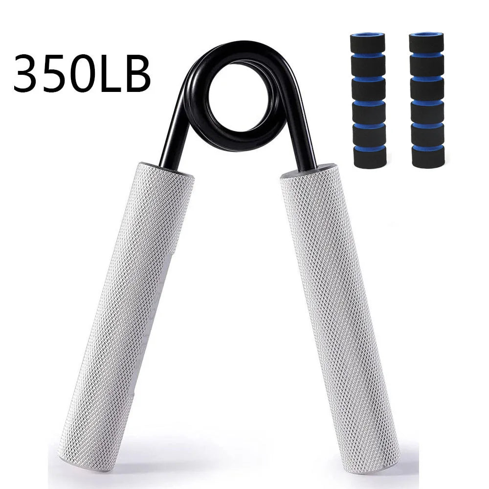 Aluminum Alloy Hand Gripper Spring Steel Sponge Sleeve Home Gym Fitness Equipment Men Arm Finger Strength Training Workout