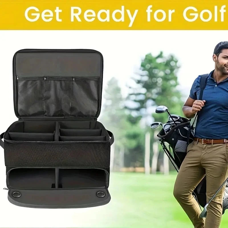 Golf Shoe Bag Breathable Dustproof Outdoor Sports Clothing Storage Bag,Golf Trunk Organizer