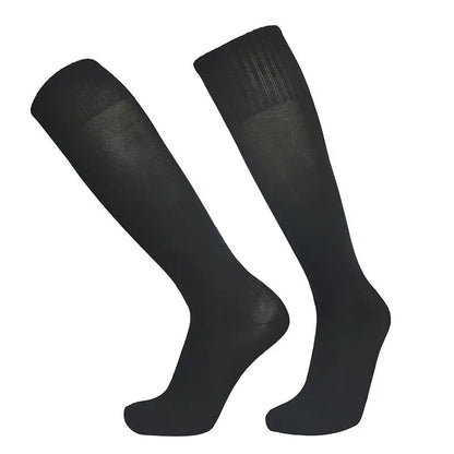 Football Sports Socks Long Knee Cotton Solid Color Kids Legging Stockings Soccer Baseball Ankle Adults Children Socks
