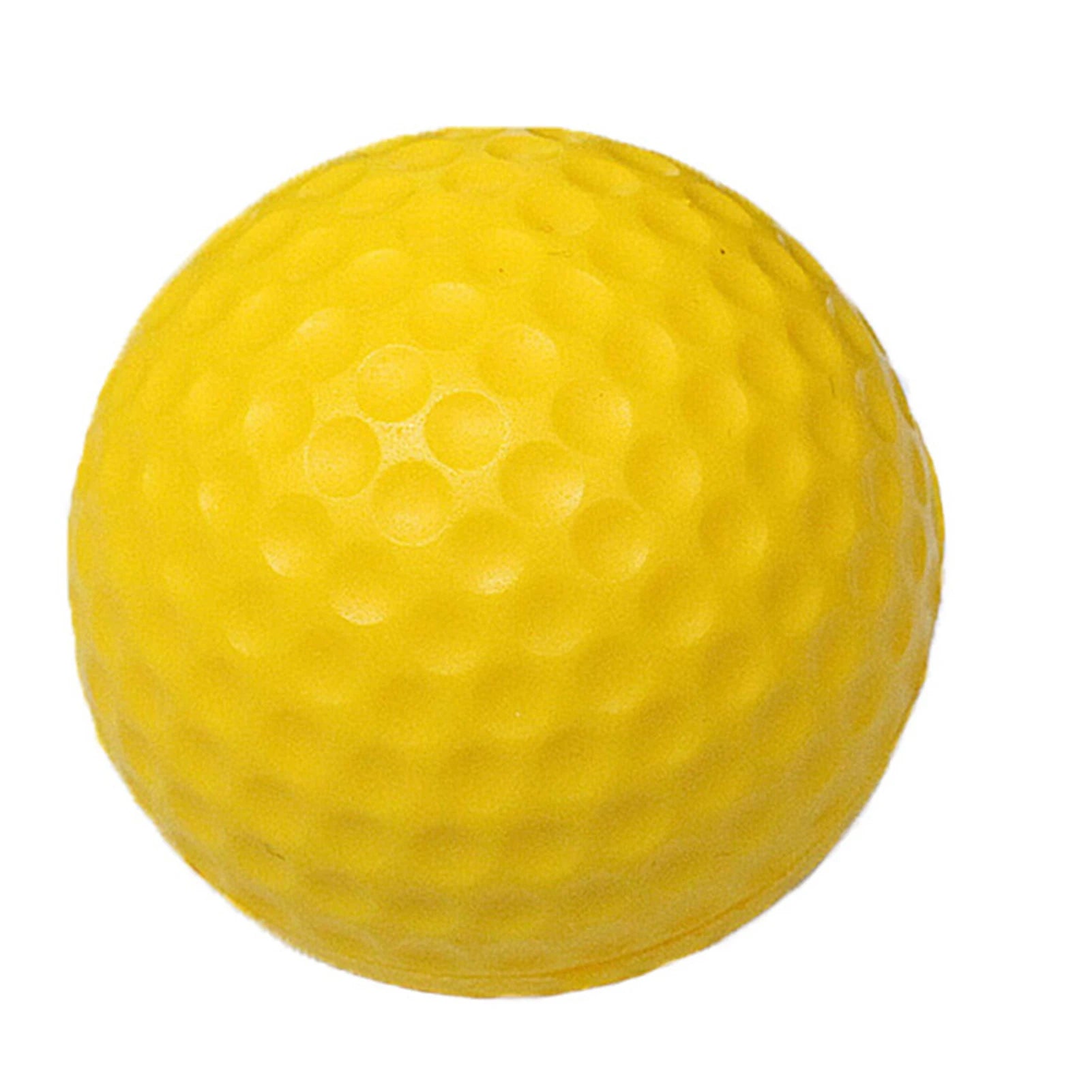 PGM 10pcs Yellow PU Golf Balls Sponge Elastic Indoor Outdoor Practice Single Layer Training Ball Golfs Accessories Gifts