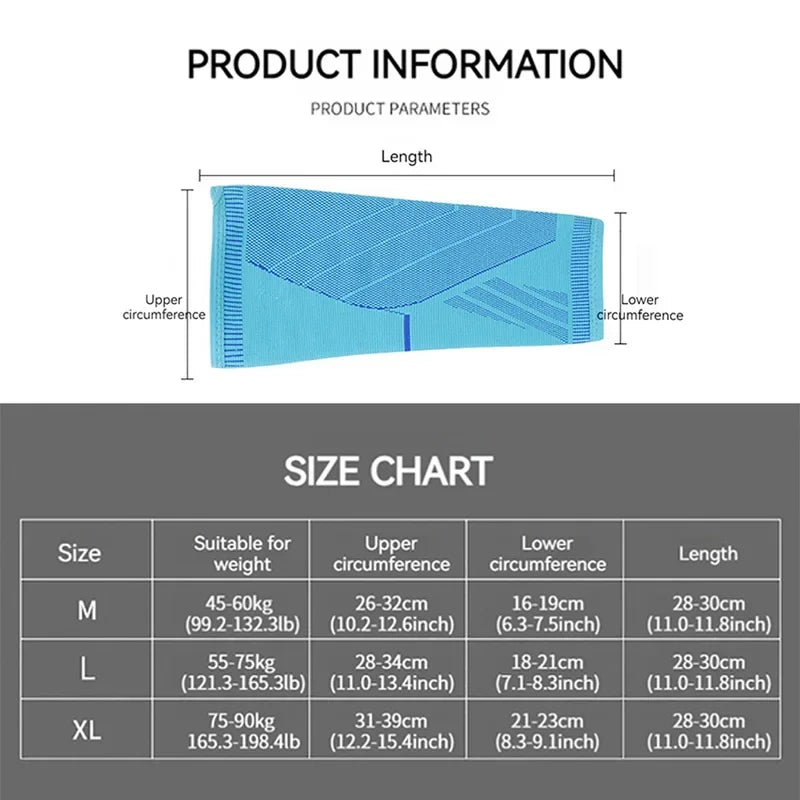 1Pcs Running Athletics Compression Sleeves Leg Calf Shin Splints Elbow Knee Pads Protection Sports Safety Unisex