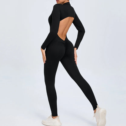 One-Piece Yoga Clothing Workout Complete Sports Set Women Suits Gym Set Women's Training Siamese Fitness Suit Women Sportswear