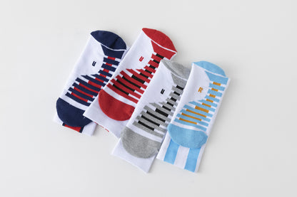 1pair-5 pairs, men's soccer socks with anti slip and wear-resistant midsole, sports socks, basketball socks