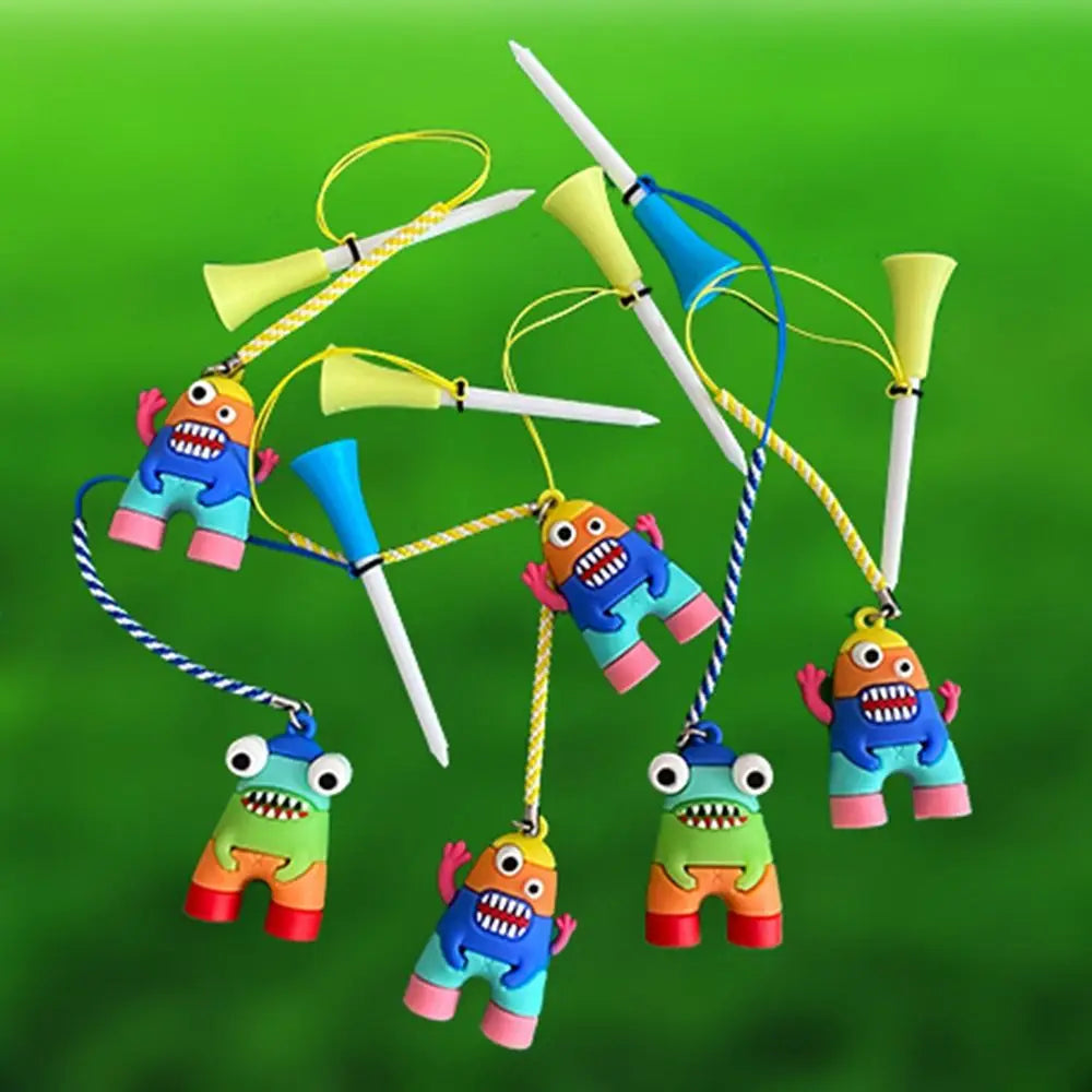 Golf Ball Holder 8.3mm Golf Ball Tees Cartoon Astronaut Golf Rubber Tees Easy To Find Durable Practice Dropshipping