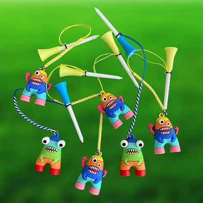 Golf Ball Holder 8.3mm Golf Ball Tees Cartoon Astronaut Golf Rubber Tees Easy To Find Durable Practice Dropshipping