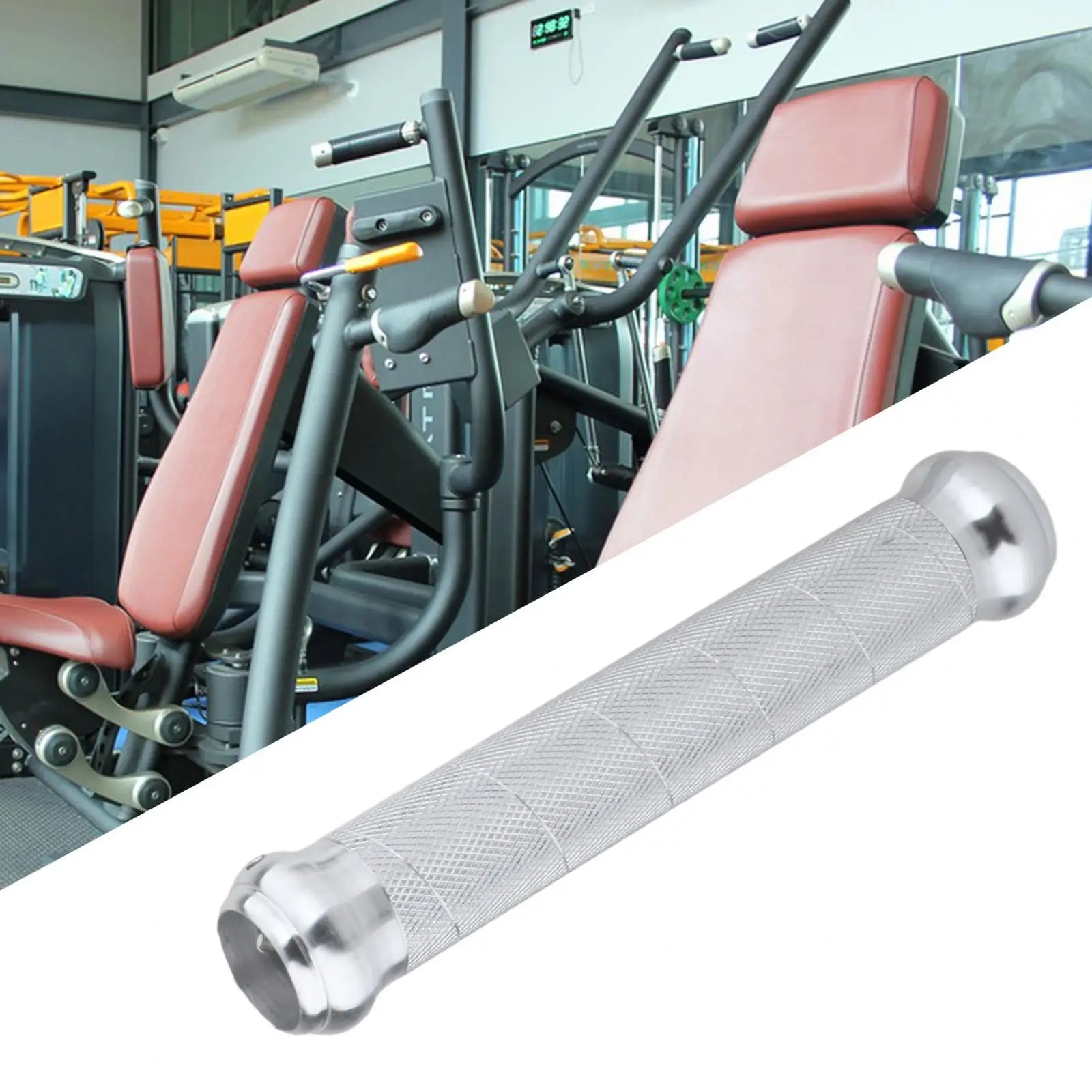 Aluminum Alloy Handle Strong Handgrips Exercise Handles Hand Grips Cover for Fitness Workout Training Exercise Muscle Building