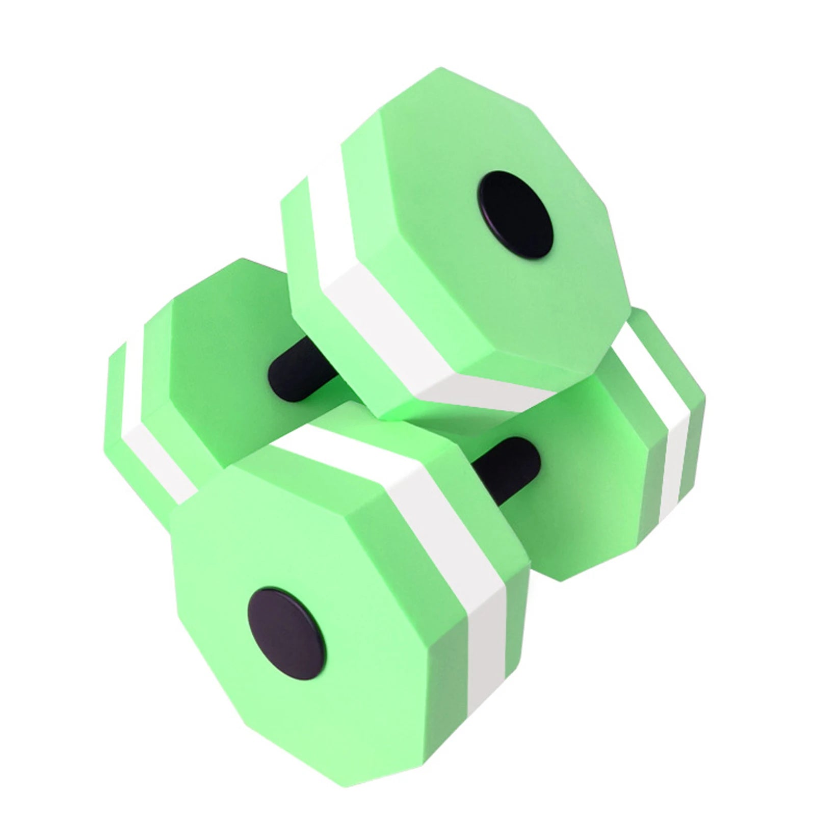 2pcs EVA Water Dumbbell Pool Exercise Floating Dumbbell Aquatic Exercise Dumbbells Arm Weights Sports Aerobic Fitness Equipment