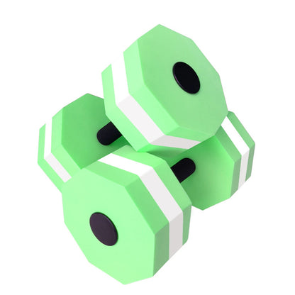 2pcs EVA Water Dumbbell Pool Exercise Floating Dumbbell Aquatic Exercise Dumbbells Arm Weights Sports Aerobic Fitness Equipment