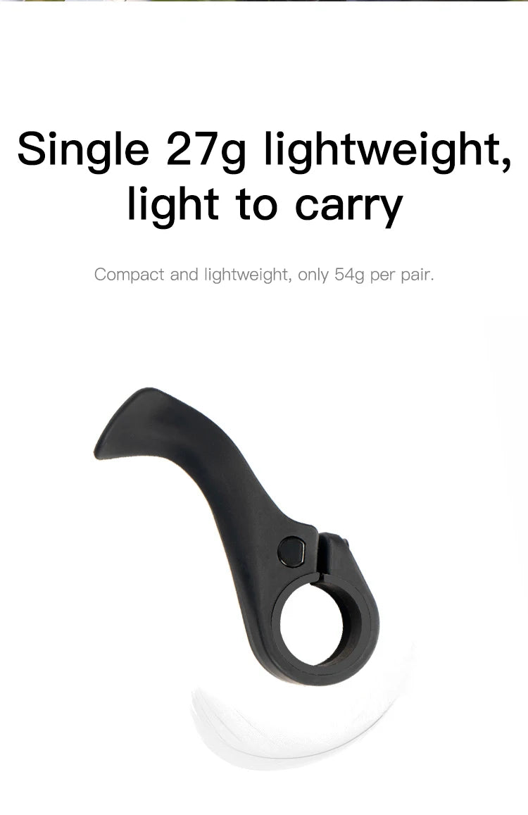 Mountain Bike Handlebars Thumb Black Grips Bicycle Handle Thumb Force Rest Grip Comfort And Shock Absorption Bike Accessories