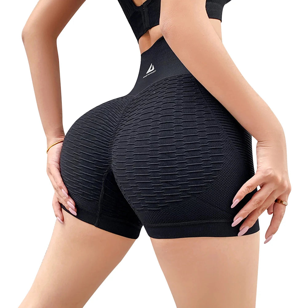 Women Sport Shorts Yoga Clothing Gym High Waist Push Up Shorts Running Jogging Seamless Sports Gym Hip Lifting Sportswear
