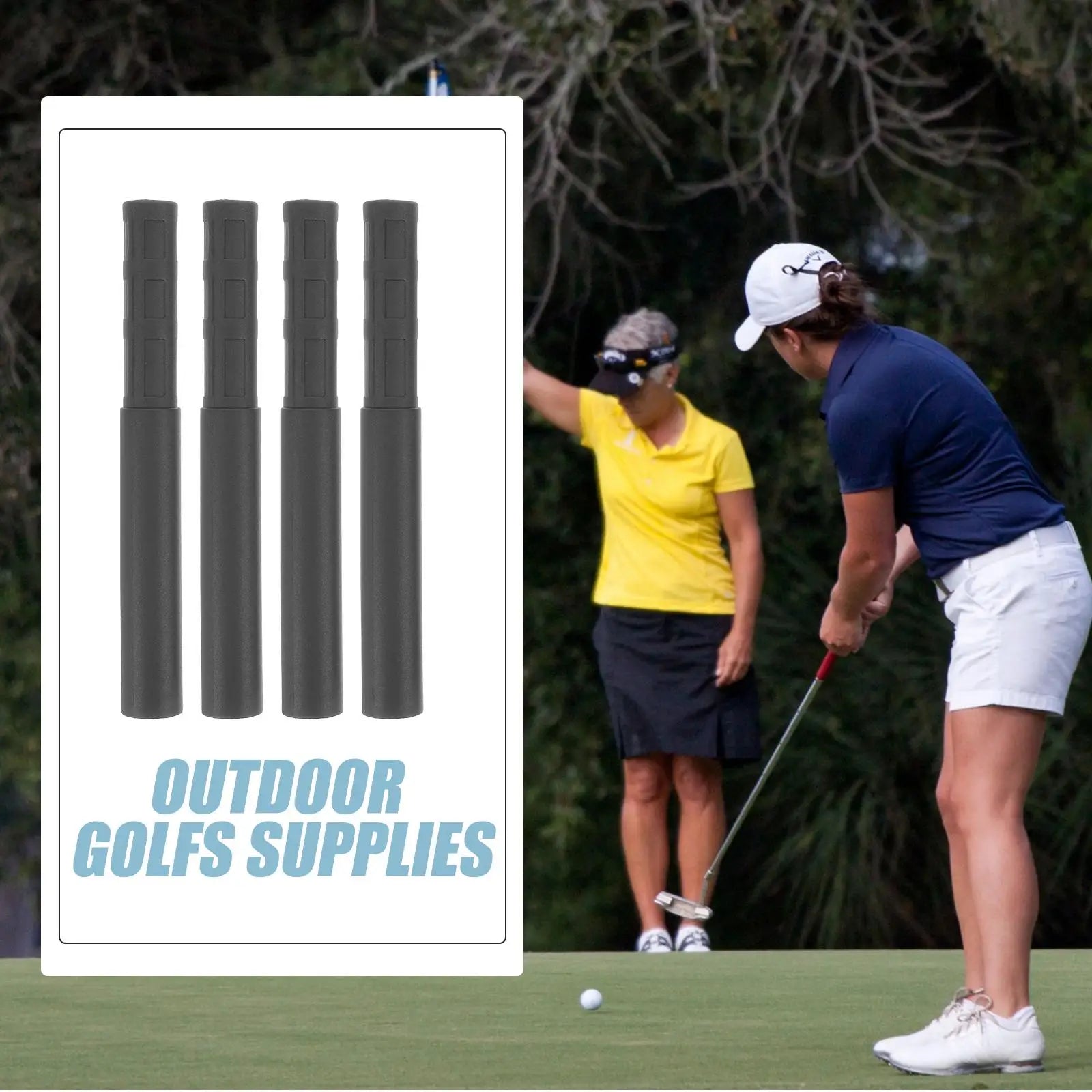 4 Pcs Alignment Golf Accessories Equipment Outdoor Golfs Supplies Club Shaft End Extenders Rod Extensions Putter