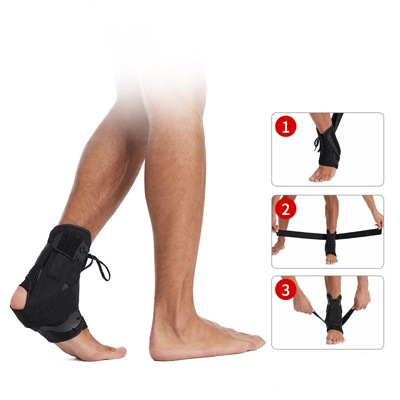 Ankle Braces Bandage Straps Sports Safety Adjustable Ankle Support Protector Ankle Fracture Sprain Sprain Ligament Strain