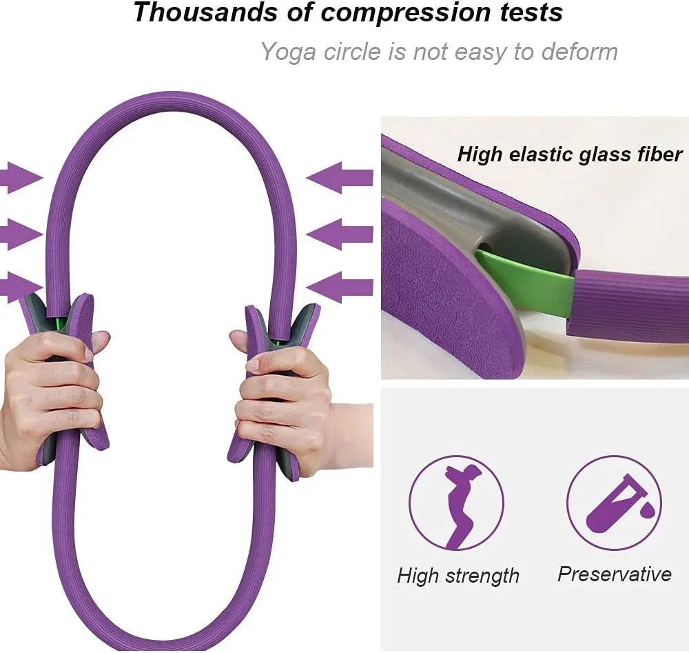 Non-Slip Yoga Pilates Resistance Ring