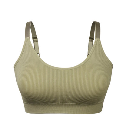 Sports Yoga Bra Women Seamless Padded Sports Bra Fitness Running Gym Bra Sports Underwear Push Up Sport Bra for Cup A B