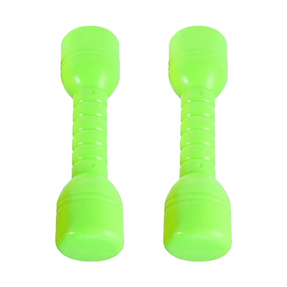 2Pcs Plastic Dumbbells Children'S Sports Fitness Dumbbells Fitness Equipment Children Dumbbells Toddler Toys Fitness Barbell