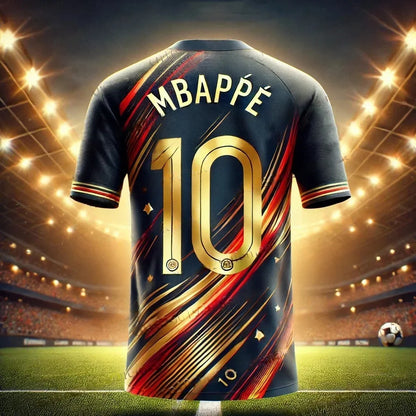 Soccer Sports Competition Training Breathable Jersey clothes Summer New Men's Football Jersey 10 Mbappe Short Sleeved T-shirt