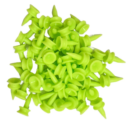 100Pcs/Pack Professional Golf Tees 25MM 0.98' Castle Green Golfer Accessory Plastic Golf Tees Perfect For Teeing The Ball
