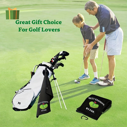 Funny Microfiber Premium Golf Towel, Embroidered Golf Towels for Golf Bags for Men&Women, Golf Accessories for Men Golfers