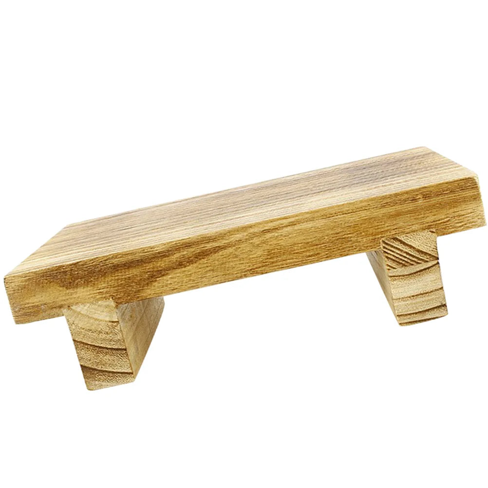 Wooden Stepping Stools Footstool Bedroom Bedside Small Kids Home Office Bathroom Stable Lightweight Feet Rest Stool Step Bench