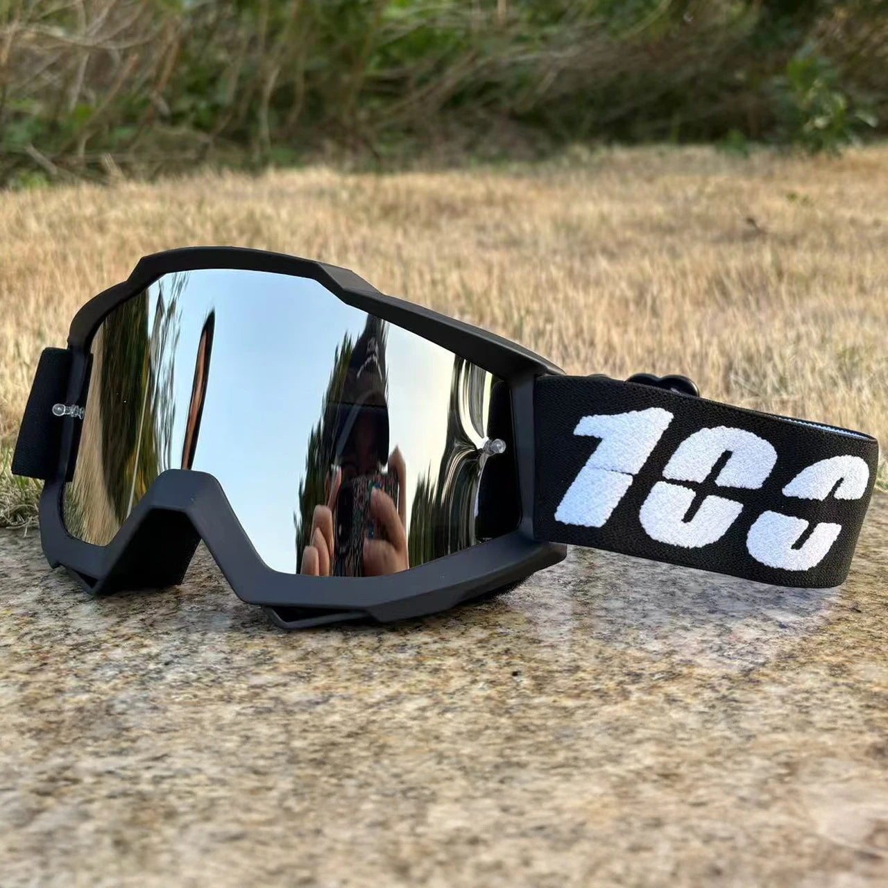 100 High Quality Motocross Racing Goggles Outdoor Windproof Motorcycle Goggles  Sports Safety Protective  Cycling Mtb Goggles