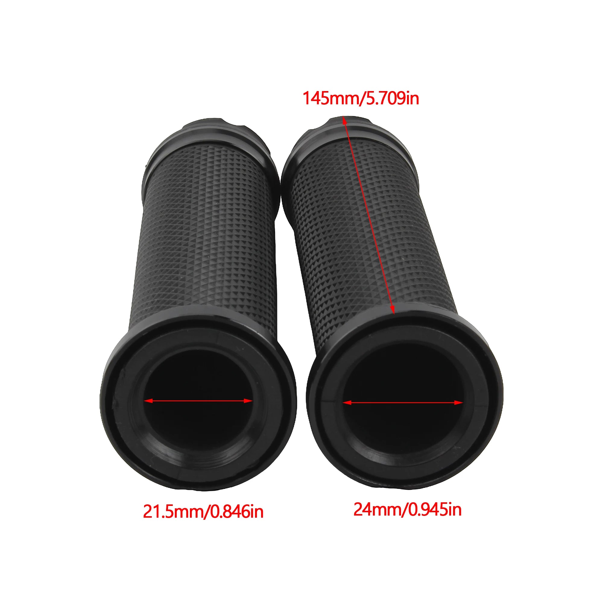 7/8'' Motorcycle Grips Hand Bar Grips Rubber Anti-Slip Mountain Motocross Handlebar for KTM Yamaha Kawasaki Universal Pit Bike