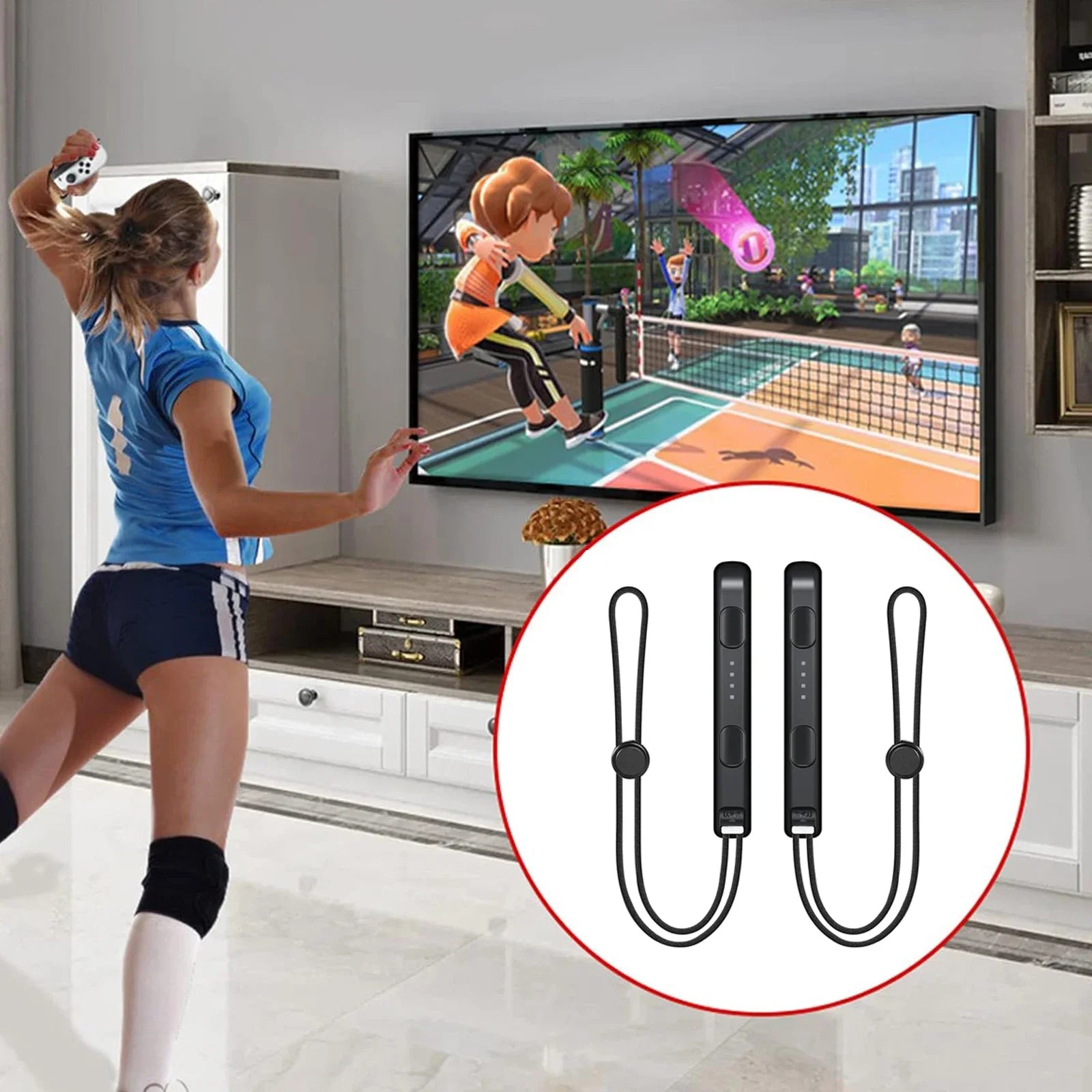 10 in 1 Switch Sports Accessories Bundle for Nintendo Switch Oled Game Sports Accessories Kit with Golf Clubs Golf Clubs