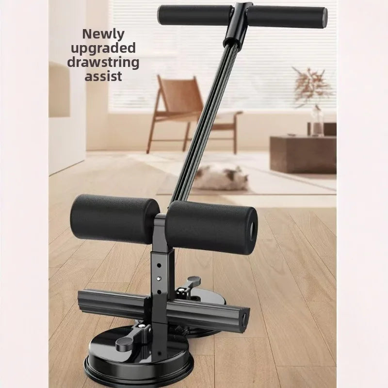 Sit-up Aids for Home Use Double Suction Cups with Drawstring with Sports Curls To Train Abdominal Muscles