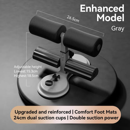 Situp Aid Exercise Rubber Suction Cups Floor Height Adjustable Non Slip Exercised Fitness Equipment Home Workout Sit Up