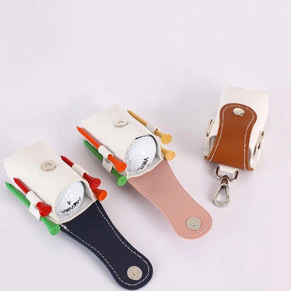Golf Mini Bag 1pc Golf Ball Small Waist Bag Golf Ball Carrying Bags Holder Professional Storage Clip Hook Waistband Pouch Pack