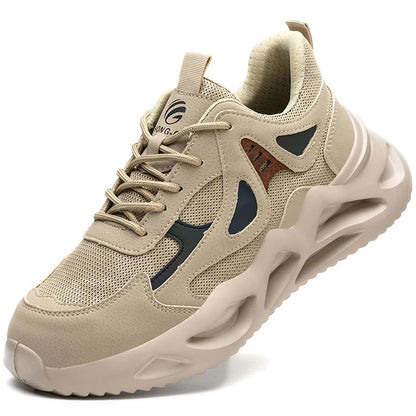 Safety Shoes for Men Anti-impact and Anti-piercing Work Shoes Fashionable Men's Sports Shoes Lightweight Protective Boots 38-46