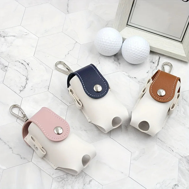 1PC portable mini golf bag, small purse, professional storage bag with Hook, suitable for golf course and indoor golf.